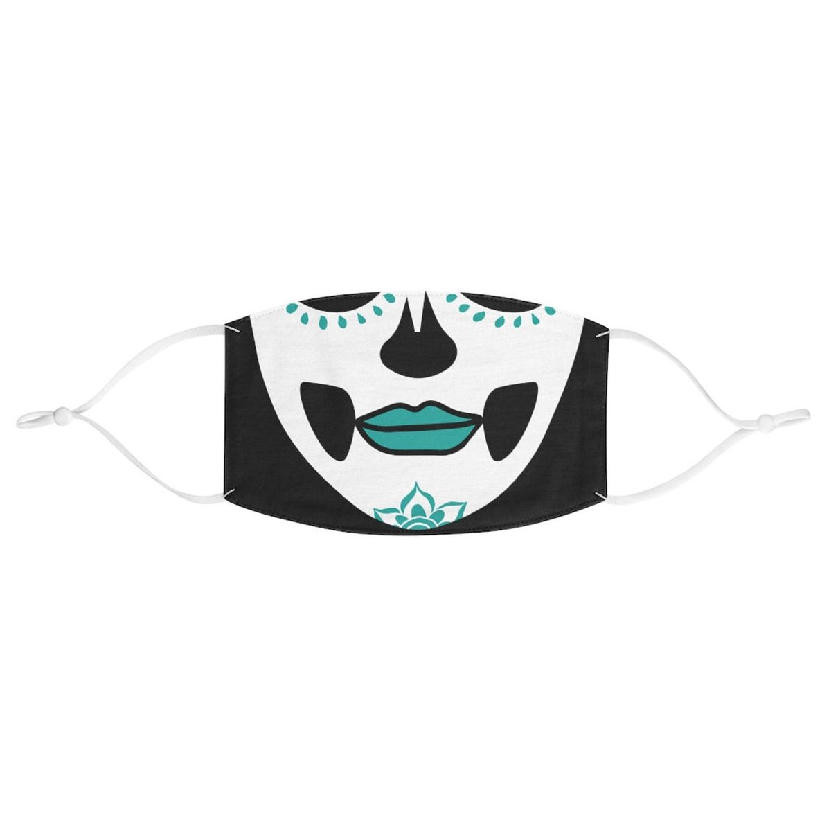 Sugar Skull cloth face mask by Cartel Masks